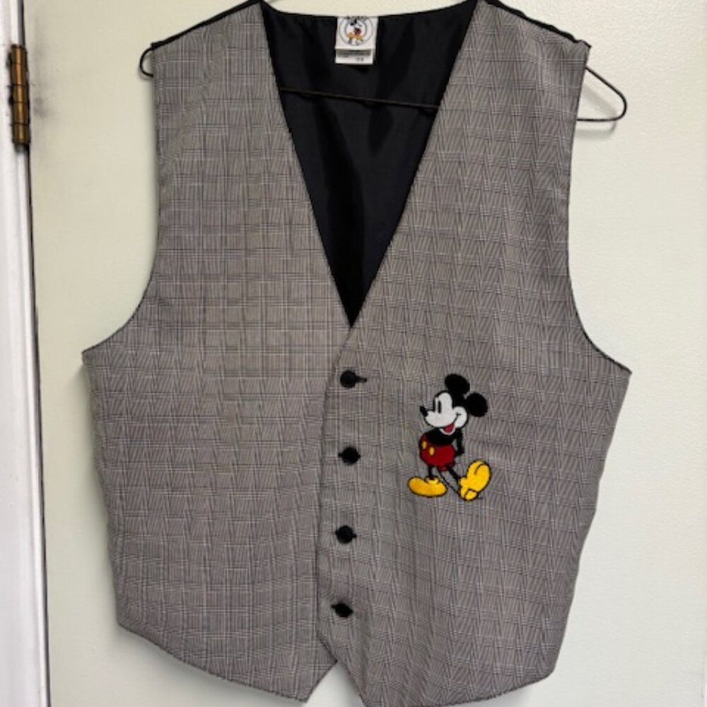 Vintage Mickey Mouse Disney Vest - Like New - Men's O/S ( various sizes )